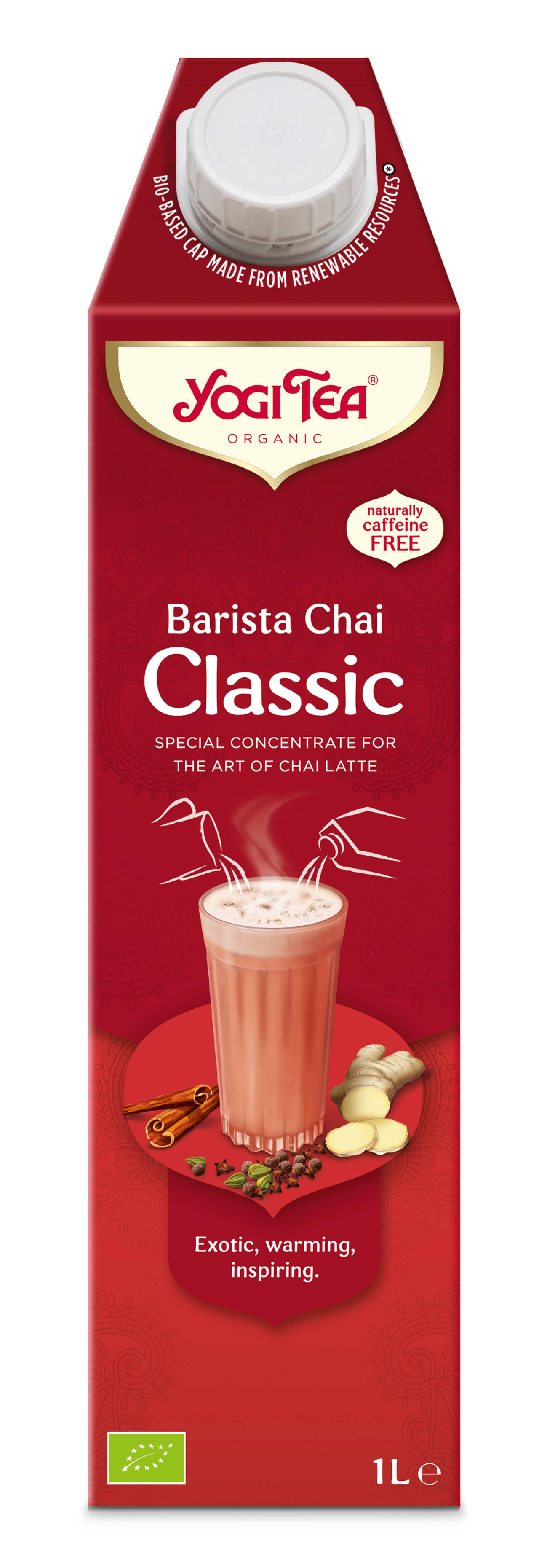Yogi thee Barista chai classic bio 1L